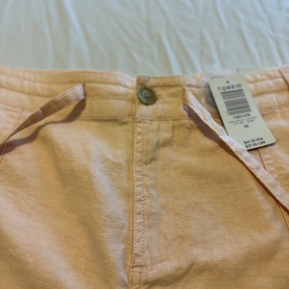 Torrid | NWT Pink Linen Shorts | Size 20 - Picture 8 of 9